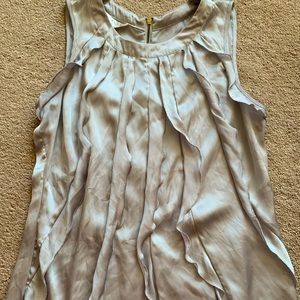 Kenar sleeveless wispy blouse